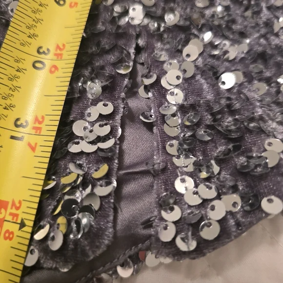 🤩Host Pick❤️NWT Selfie Leslie Sequined Mini Dress Women's Sz Large/US 8 - Picture 8 of 16